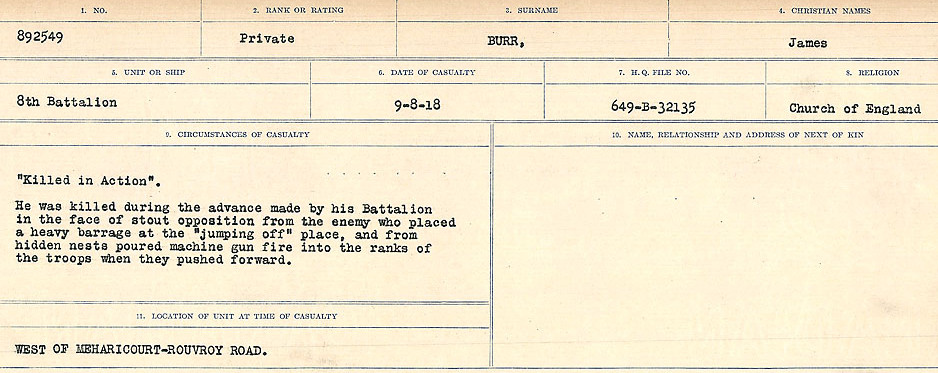 Circumstances of Death Registers