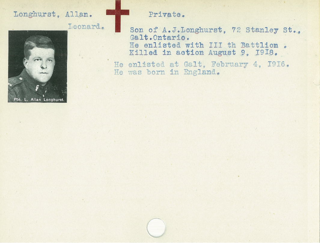 Photo of LEONARD ALLEN LONGHURST