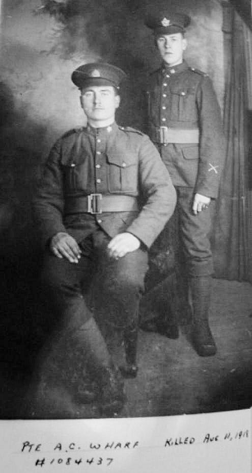 Photo of Abraham Wharf (left) with JH Sturgess