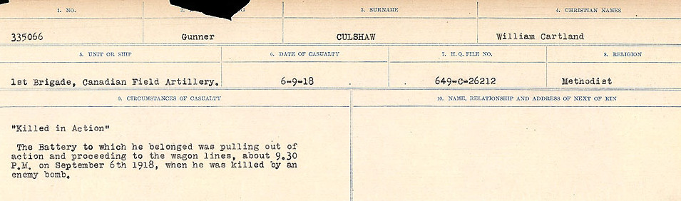 Circumstances of death registers