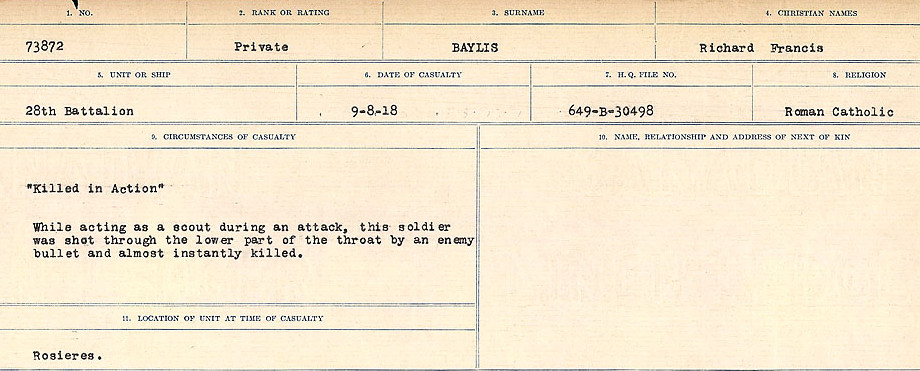 Circumstances of Death Registers
