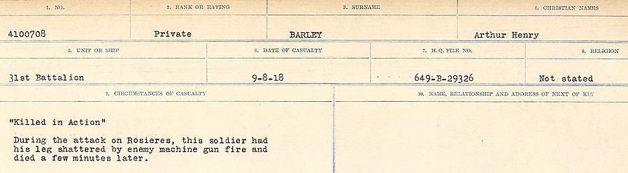 Circumstances of Death Registers