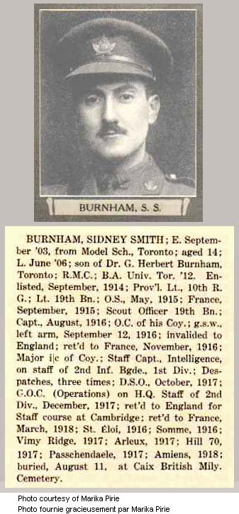 Photo of Sidney Smith Burnham