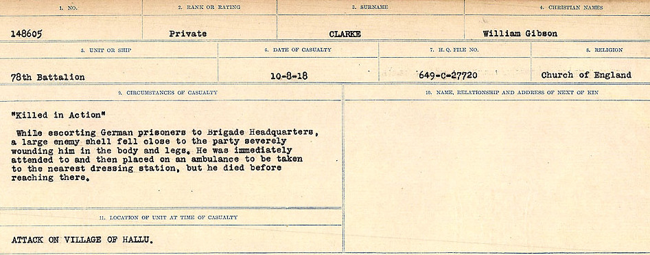 Circumstances of Death Registers