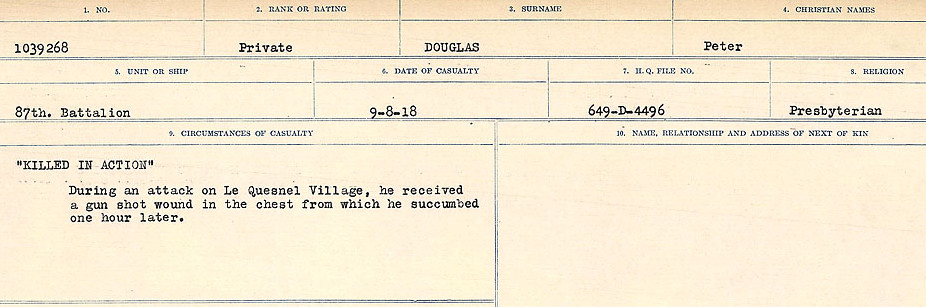 Circumstances of death registers