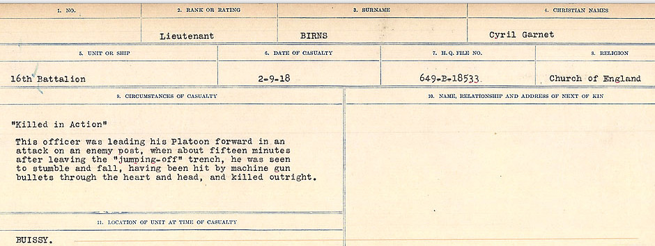 Circumstances of Death Registers