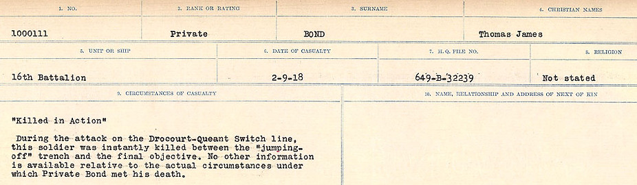 Circumstances of Death Registers