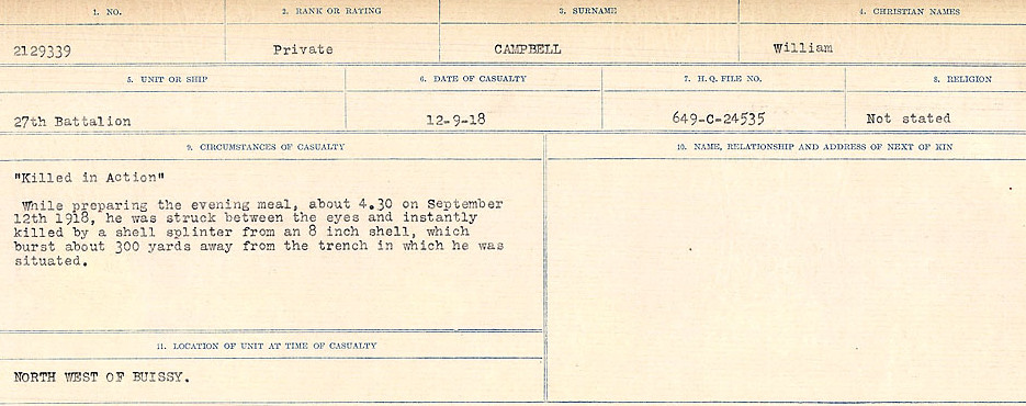 Circumstances of Death Registers