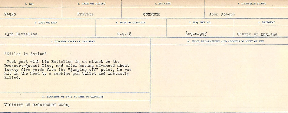 Circumstances of Death Registers