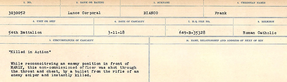 Circumstances of Death Registers