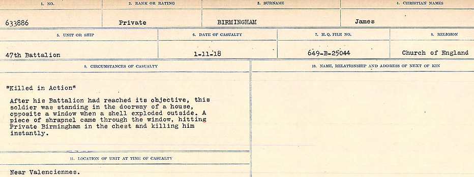 Circumstances of Death Registers