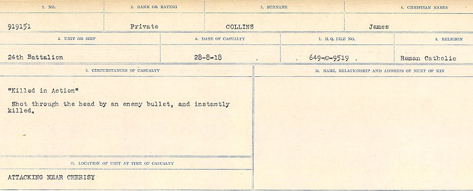 Photo de JAMES COLLINS