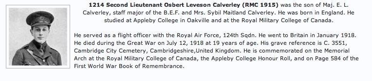 Photo of Osbert Leveson Calverley