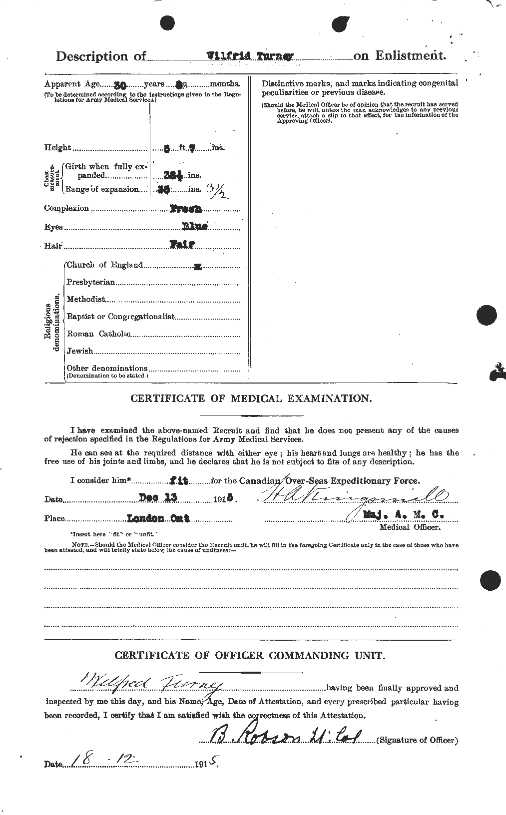 Feuille d'engagement