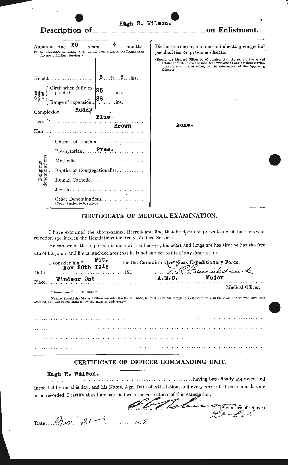 Feuille d'engagement