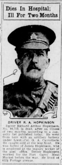 Photo of RICHARD ARTHUR HOPKINSON