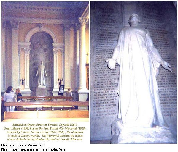 Osgoode Hall War memorial