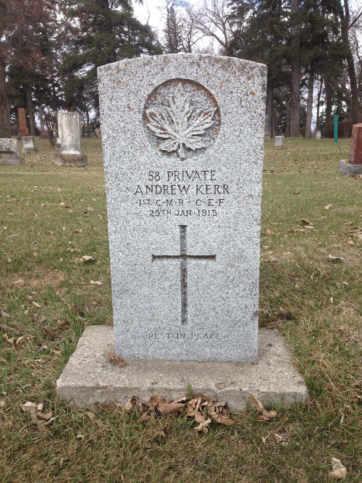 Grave marker