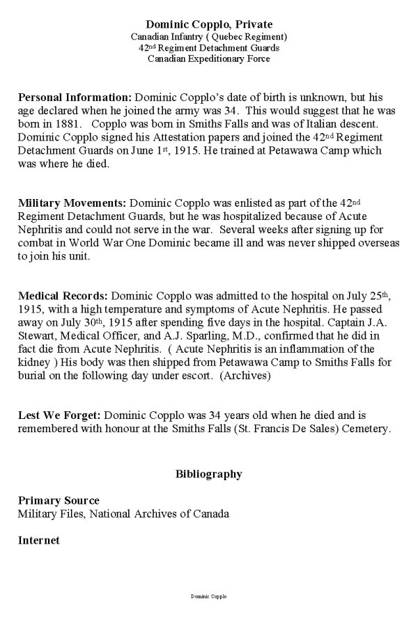 Biography - page 1