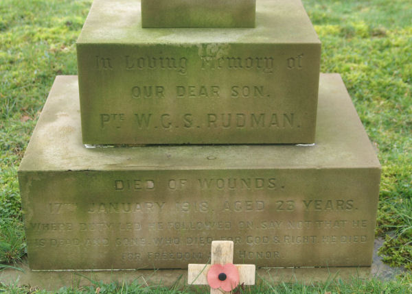 Inscription on Grave marker