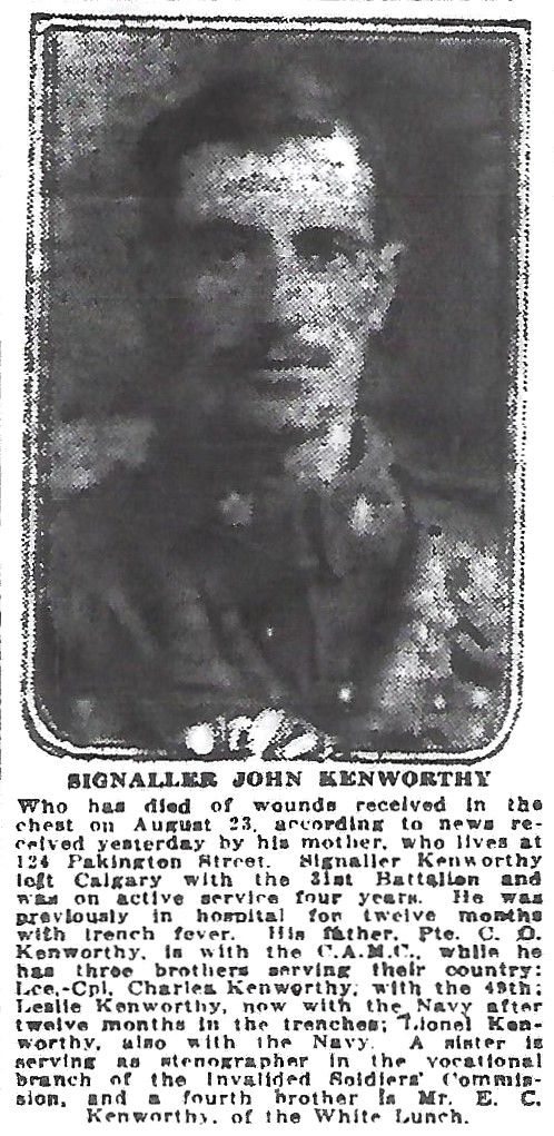 Photo of John Leigh Kenworthy