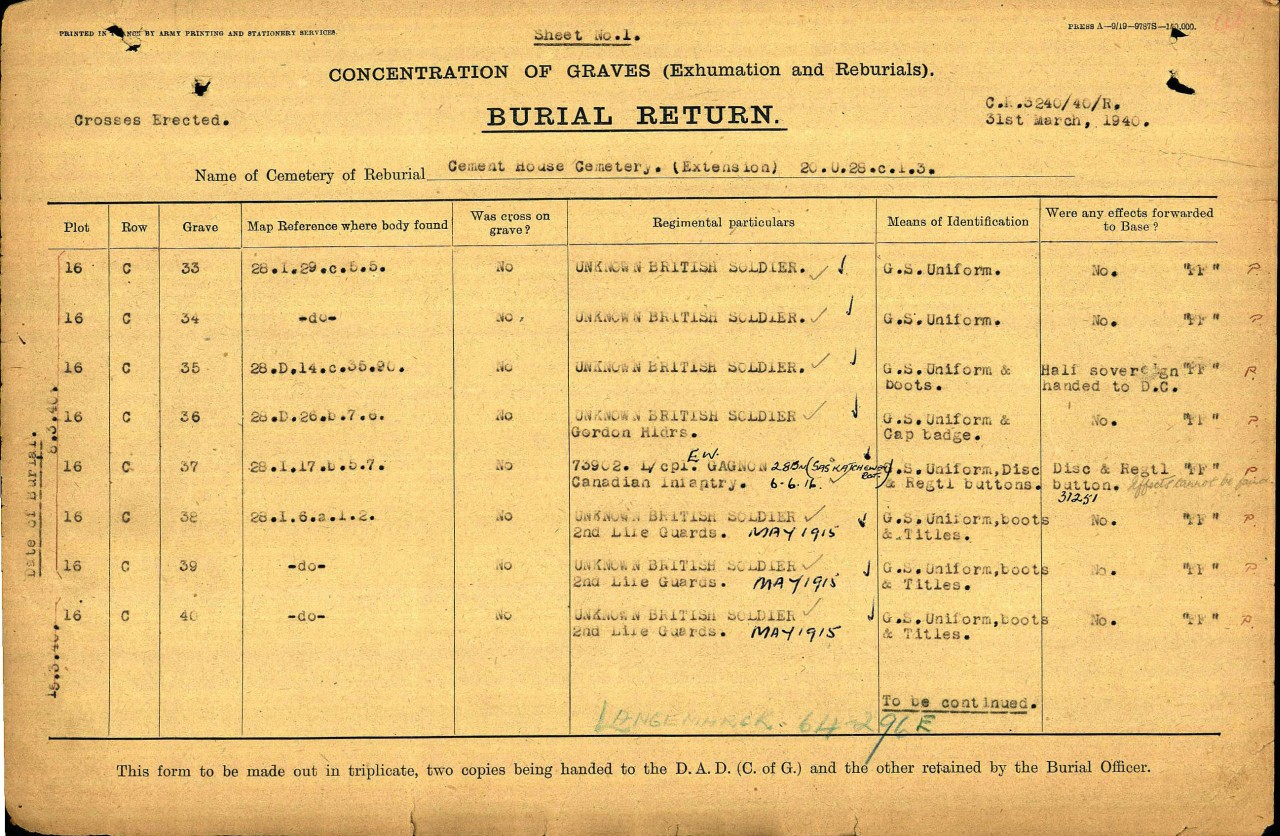 Graves registration form