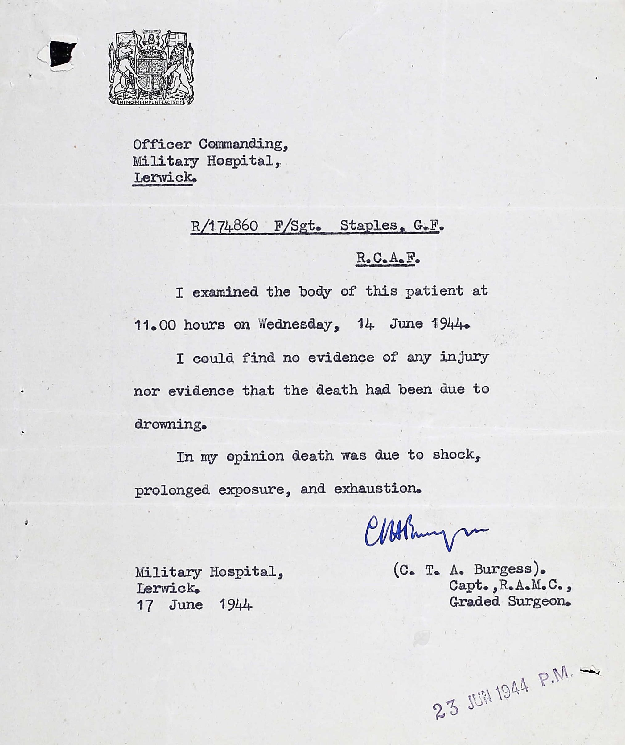 Circumstances of death registers