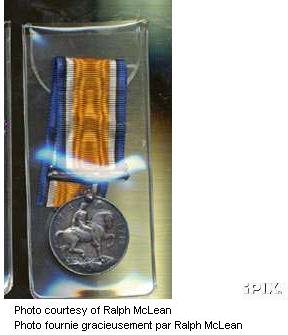 Médaille de guerre britannique (envers)