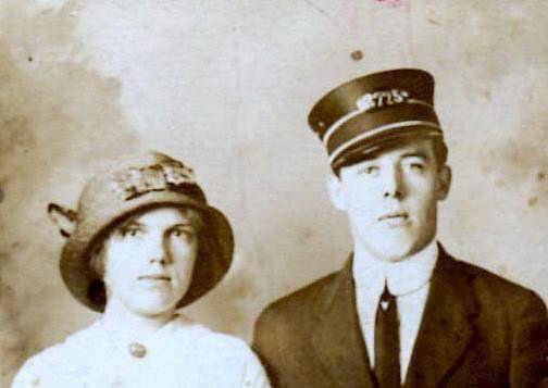 Charles William Young et Olive May Astles (Astels)