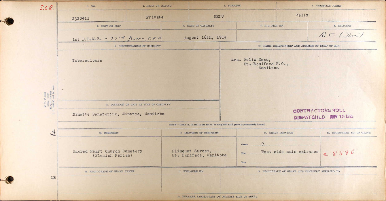 Circumstances of death registers