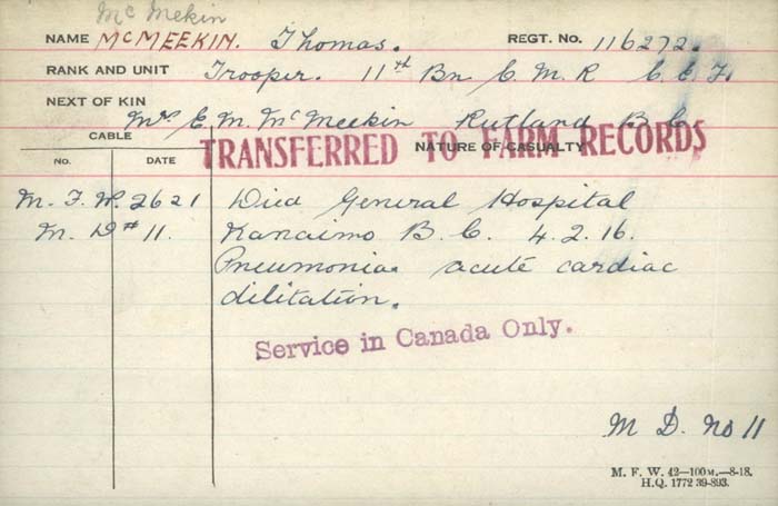 Circumstances of Death Registers