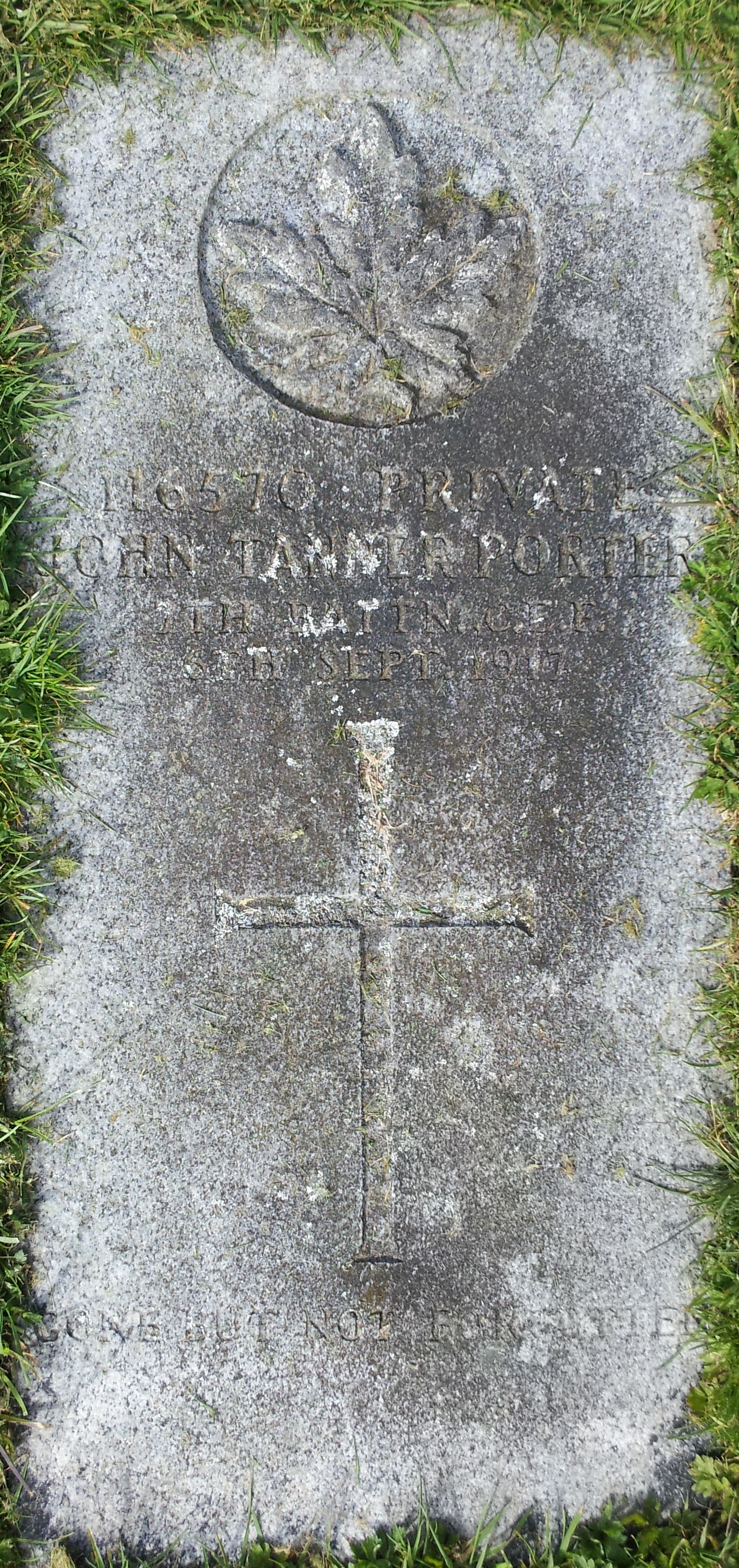 Grave marker