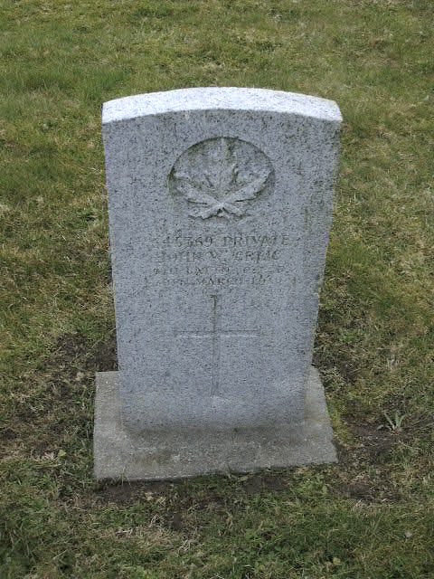 Close up of Gravemarker