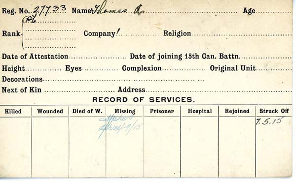 Service Record