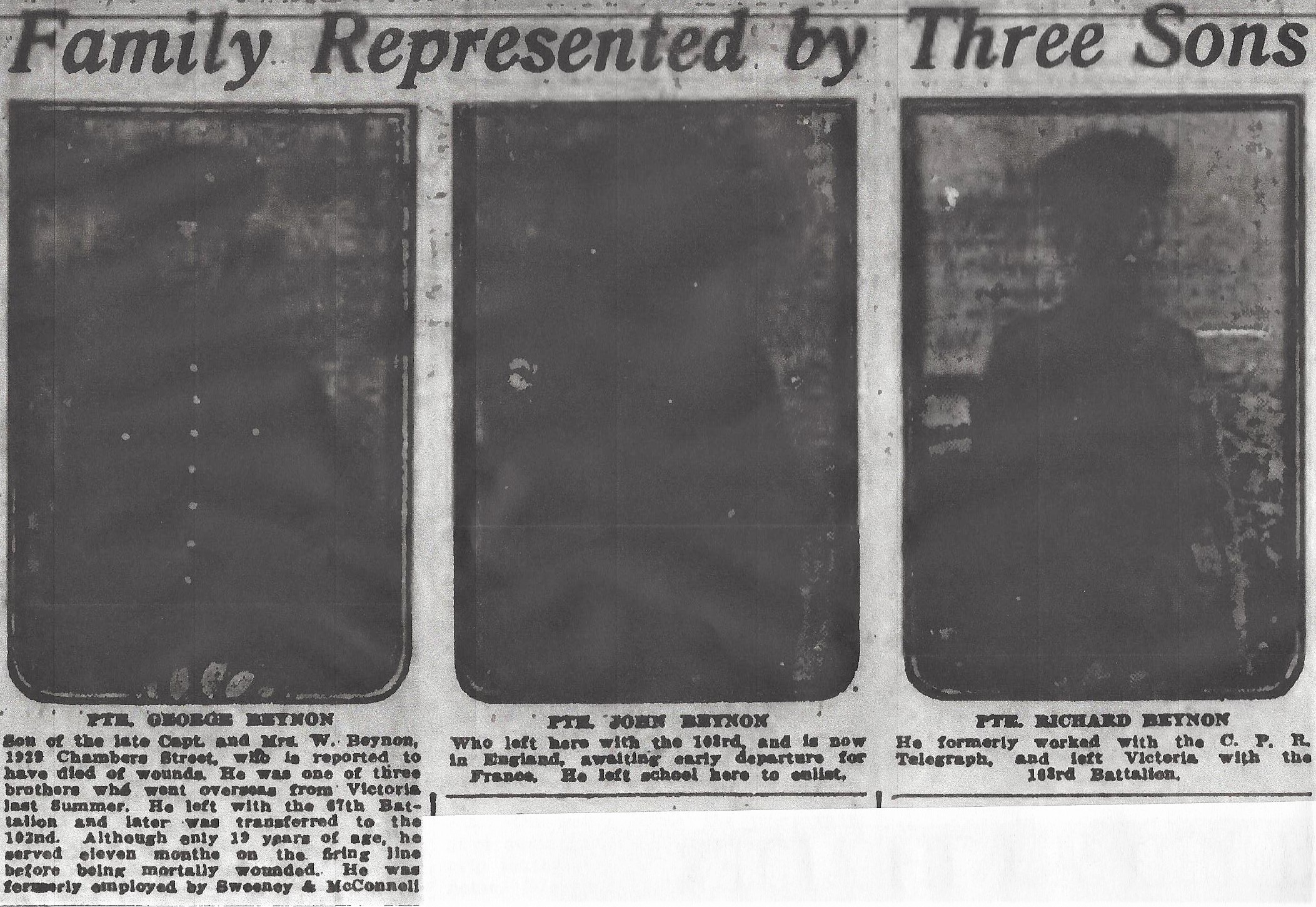 Photo of RICHARD ARTHUR BEYNON