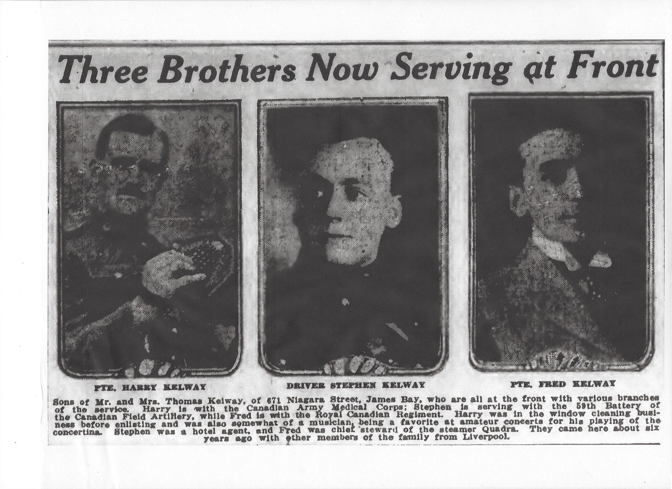 Photo of HARRY KELWAY