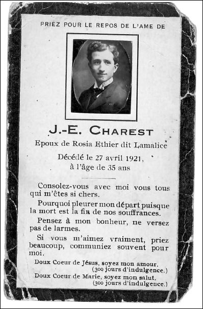 Photo of Joseph Eusebe Charest