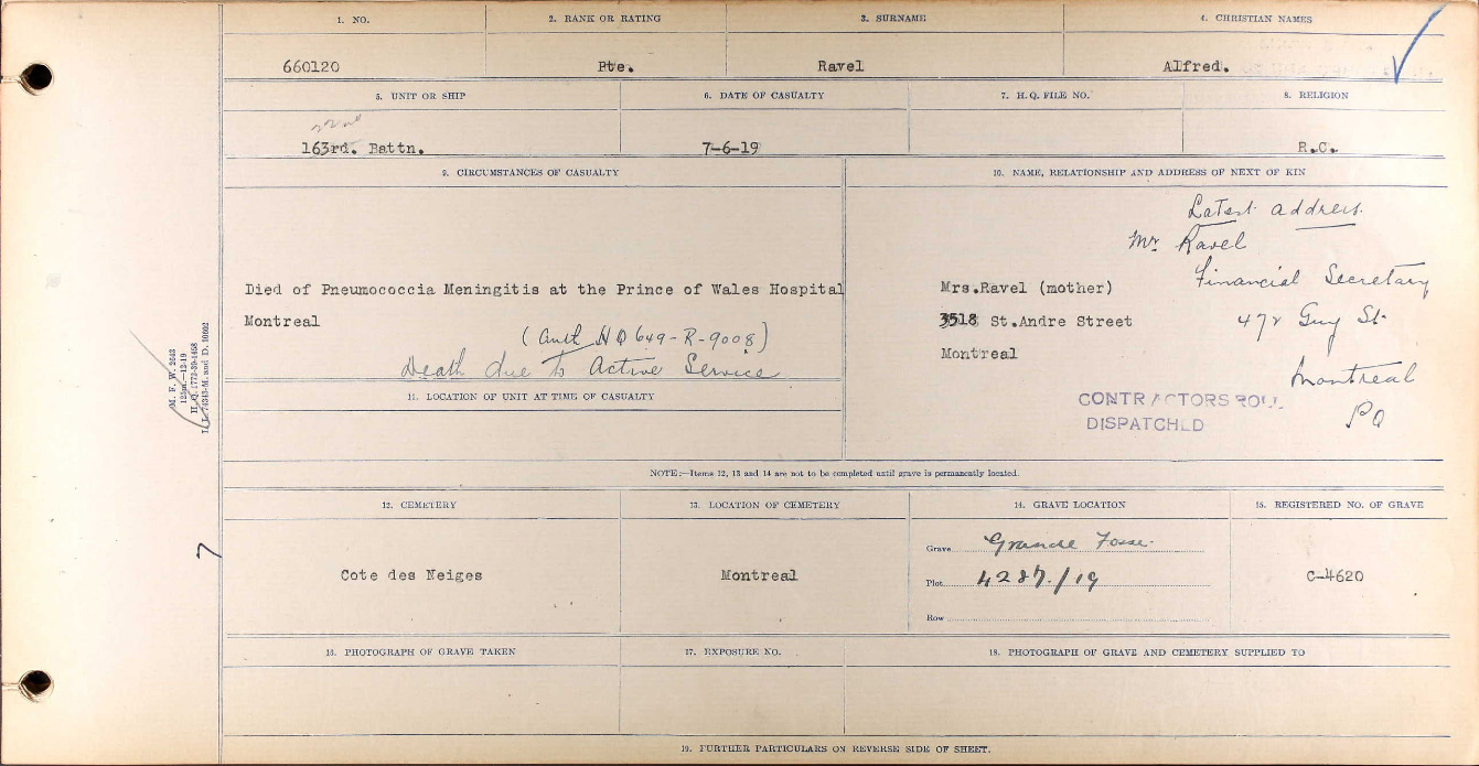 Circumstances of death registers
