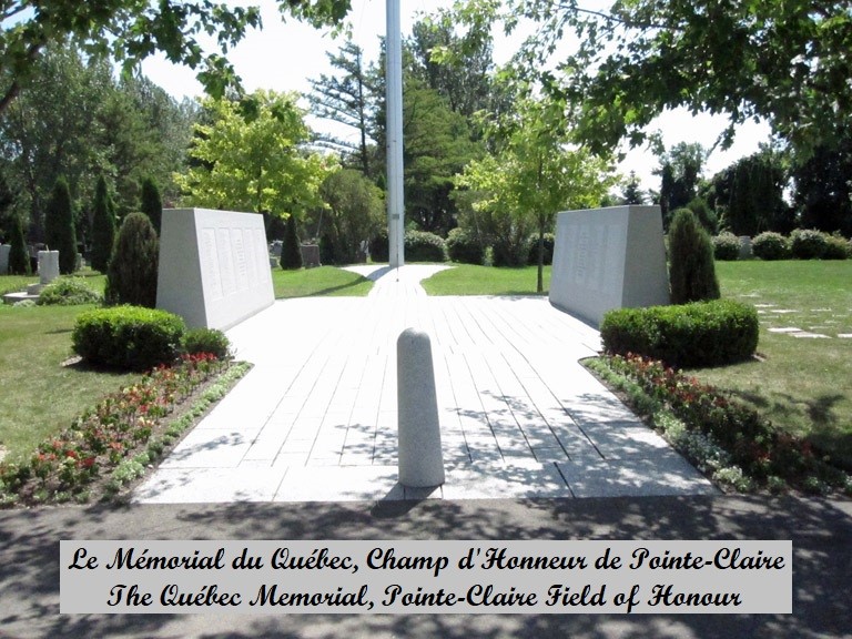 The Quebec Memorial, Pointe Claire Field Of Honour