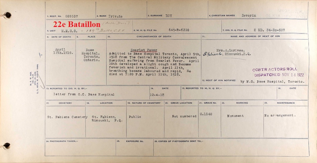 Circumstances of death registers