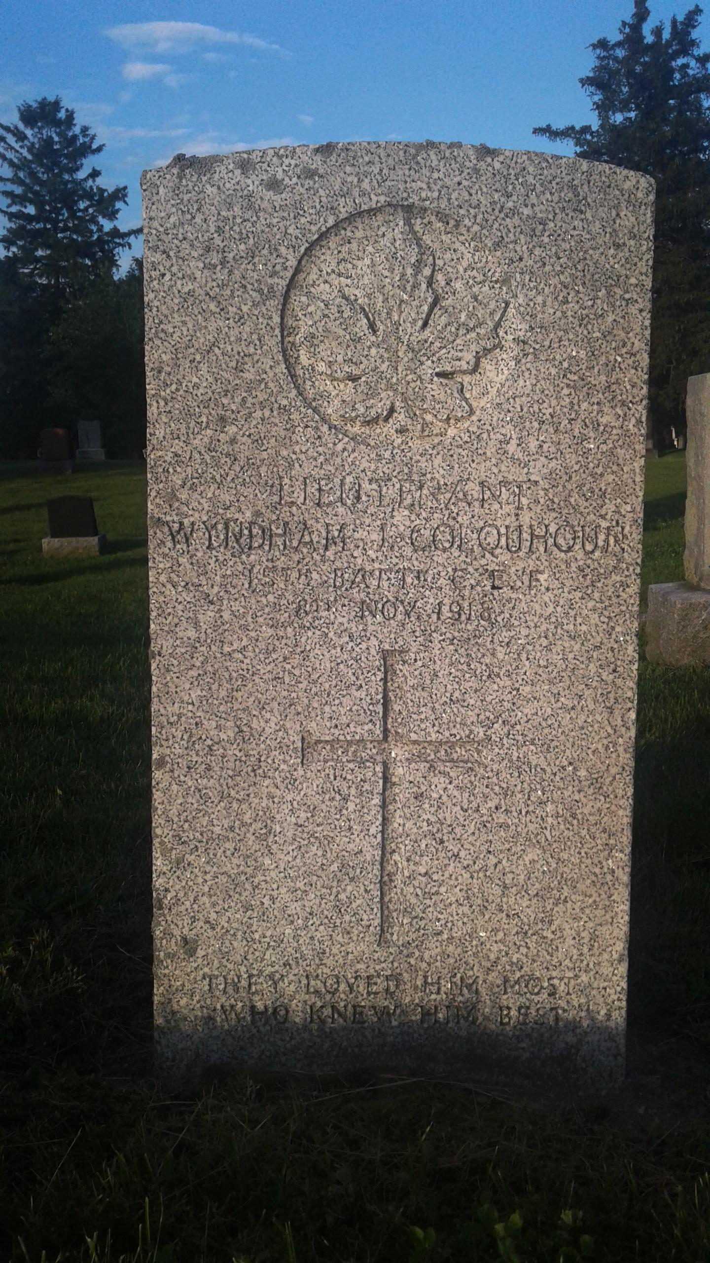 Photo of WYNDHAM JOHN COLQUHOUN