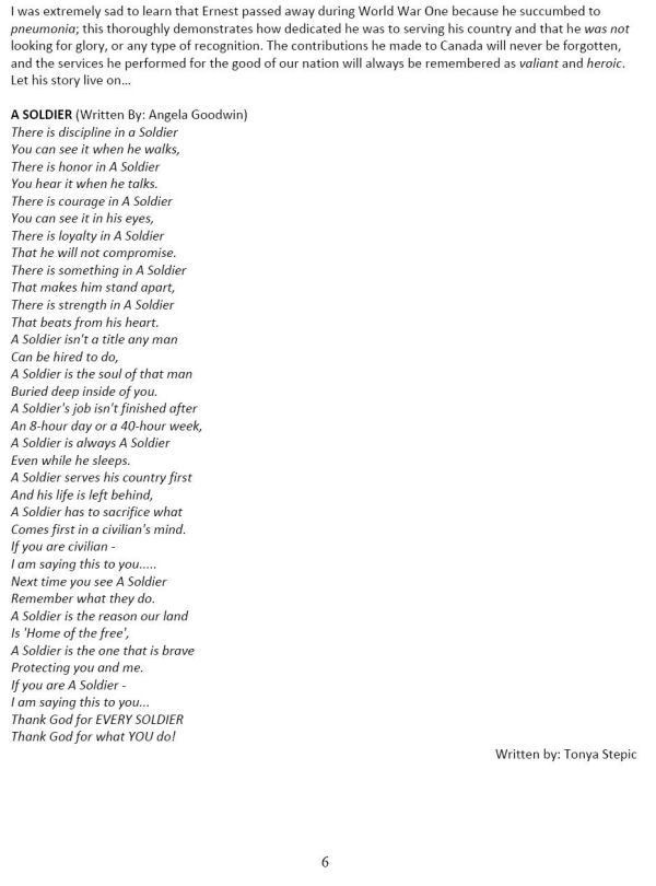 Oakville Remembers Biography (Page 3)