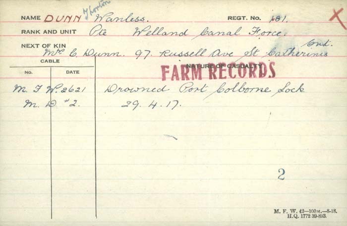 Circumstances of Death Registers