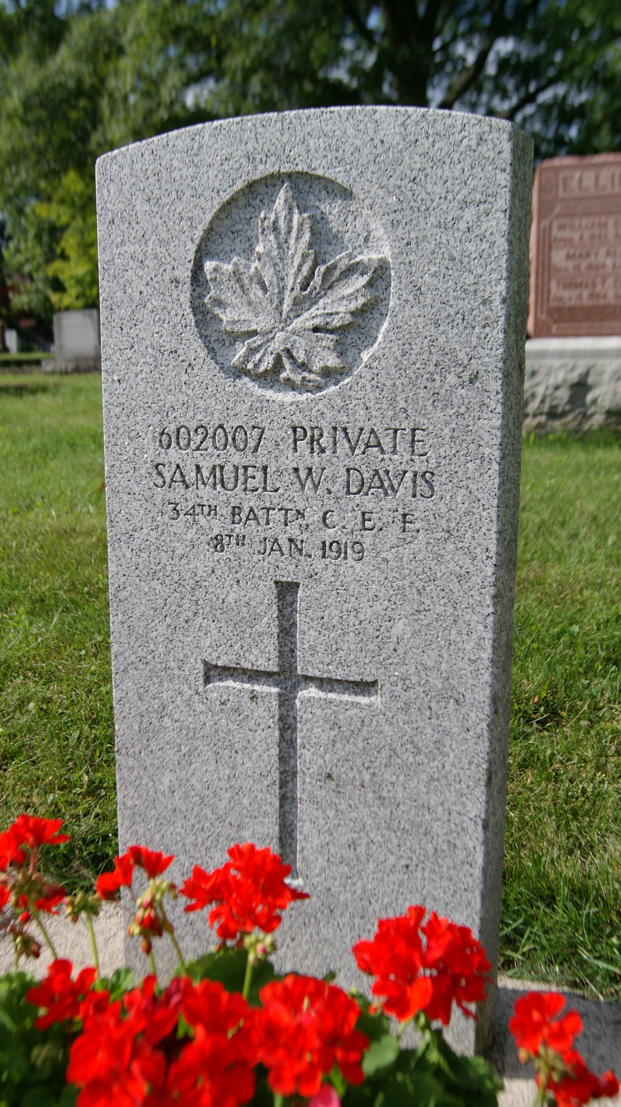 Grave marker