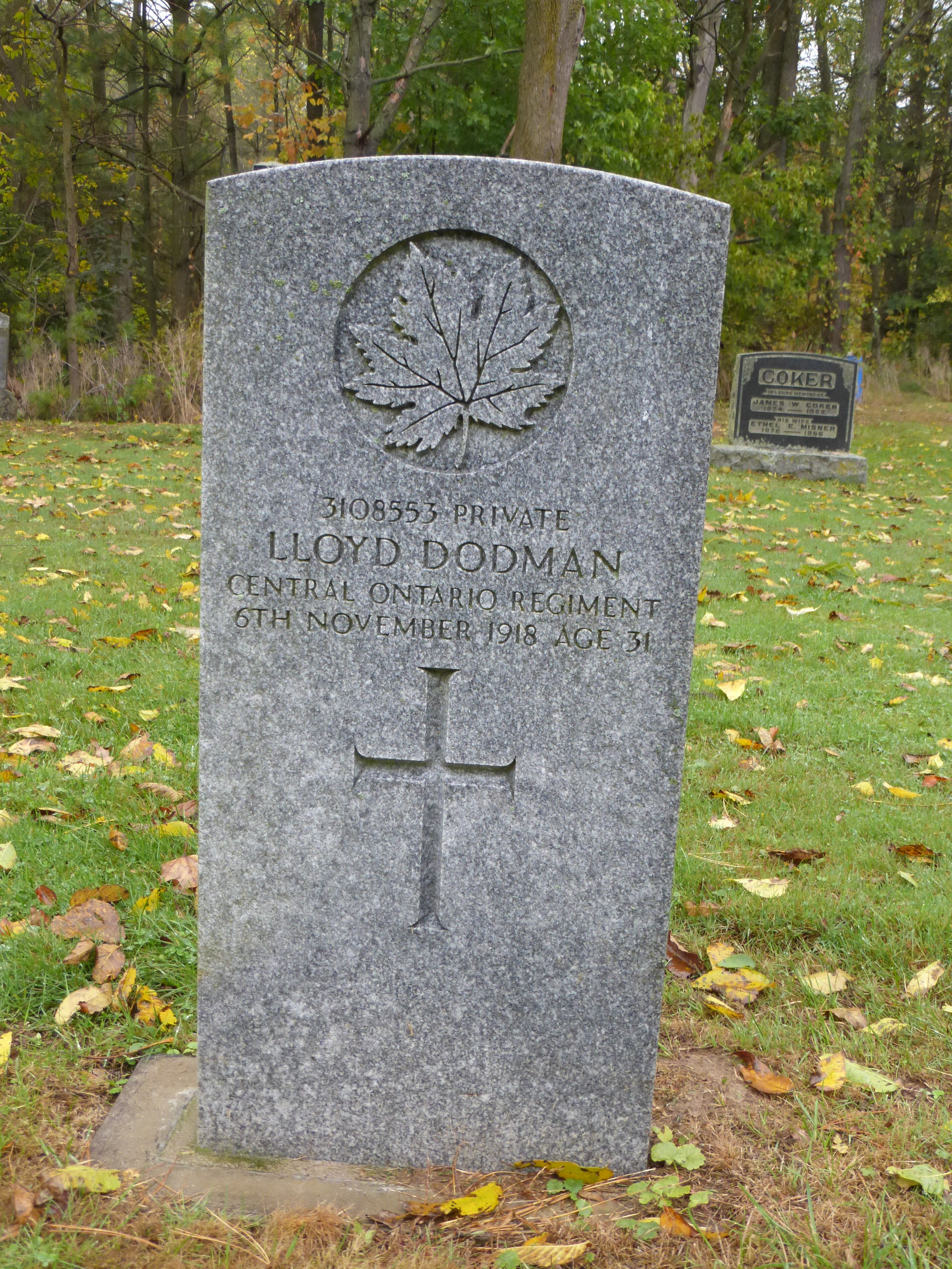 Grave marker