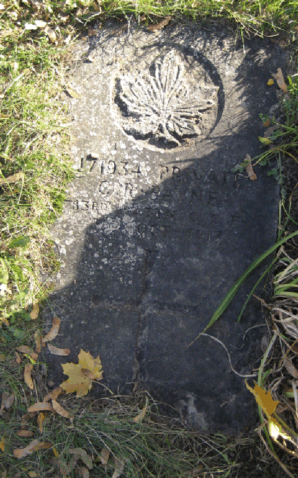 Grave marker