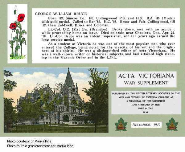 Acta Victoriana War Supplement