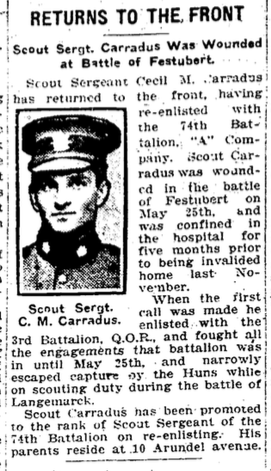 Photo of MAURICE CECIL CARRADUS