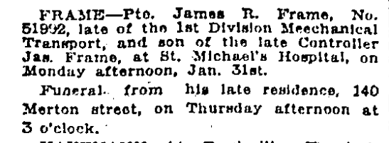 Photo of James Ross Frame