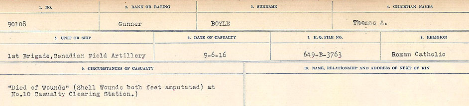 Circumstances of Death Registers